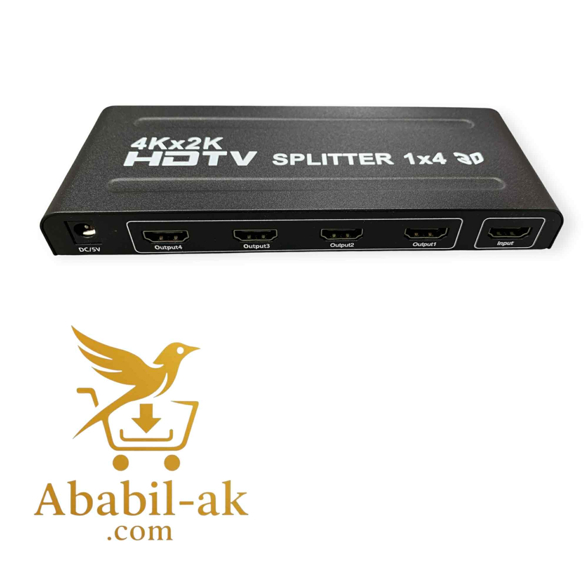 HXSJ HW-4K104D HDMI 2.0 Splitter 1X4 UHD 4K 60Hz HDCP 2.2 HDMI 1 in 4 out LED mi Box3 Ps4 Projector Tv One Computer (BS-T)