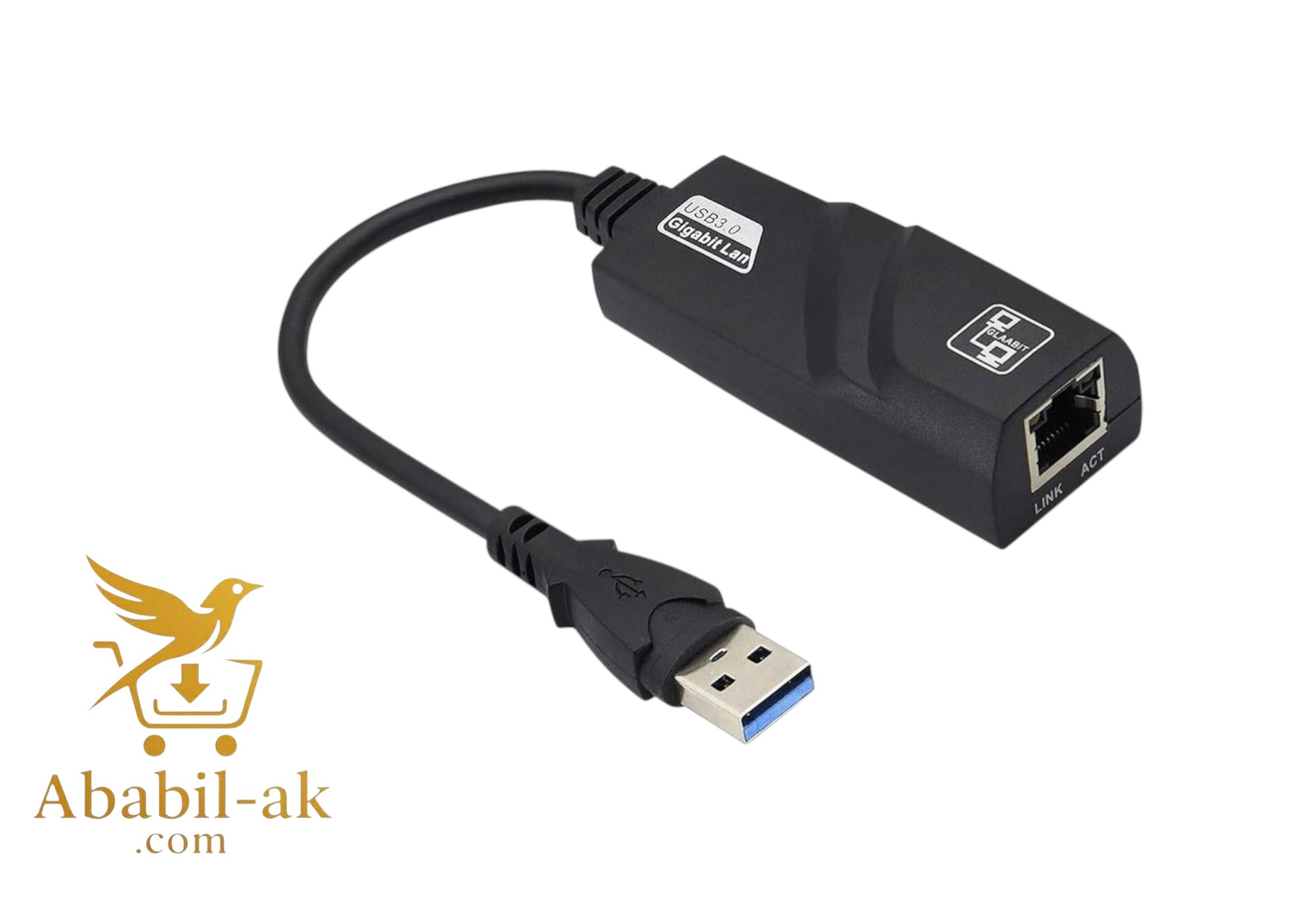 USB 3.0 Gigabit LAN to RJ45 Ethernet Adapter 10/100/1000Mbps (BS-T)