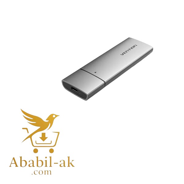 VENTION KPFH0 M.2 NGFF SSD Enclosure (USB 3.1 Gen 2-C) Gray Aluminum Alloy Type (G-B)