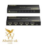 1 in 4 out HDMI Splitter-Black (BS-T)