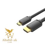 VENTION AGHBG HDMI-C Male to HDMI-A Male 4K HD Cable 1.5M Black (G-B)
