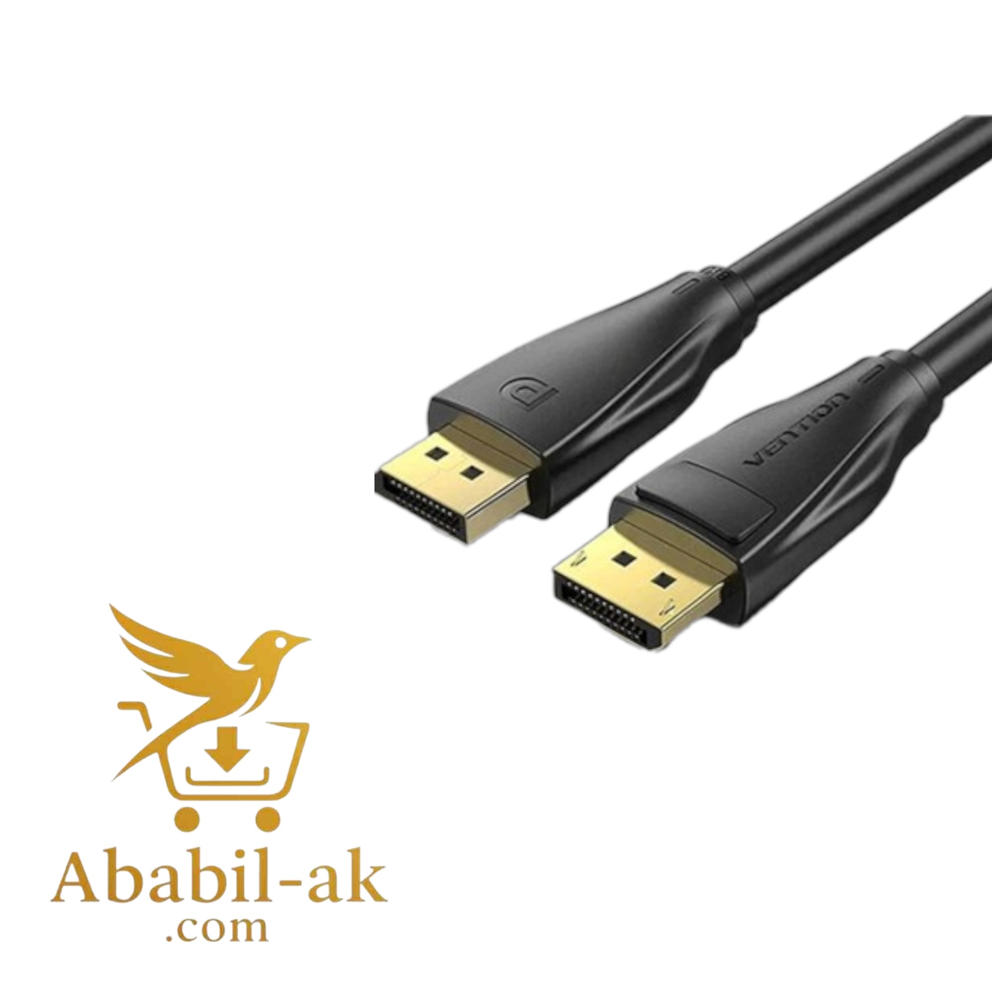 VENTION HCDBI DP Male to Male 8K Cable 3m Black (G-B)