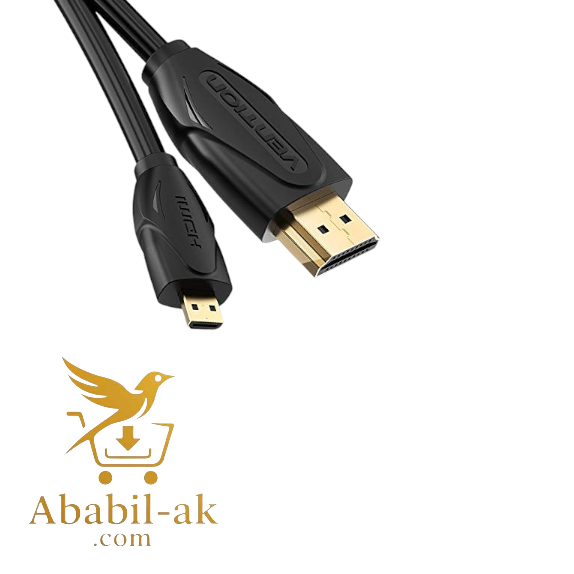 VENTION VAA-D03-B300 Micro HDMI Cable 3M Black (G-B)