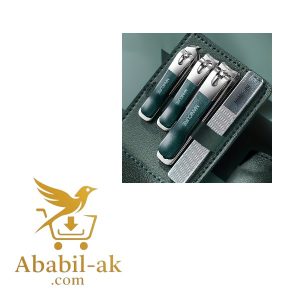 4 Pieces Manicure Set with PU Leather Case (N-S)