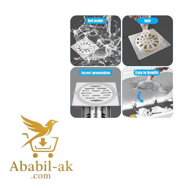 10 Pcs Disposable Bathroom Drain Stickers C-2153 (N-S)