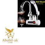 Hand Shower with Electric Digital Display Instant Hot Water Tap, Tankless Electric Call, Digital Bathroom Heater (Wall Mount) C-1716 (N-S)