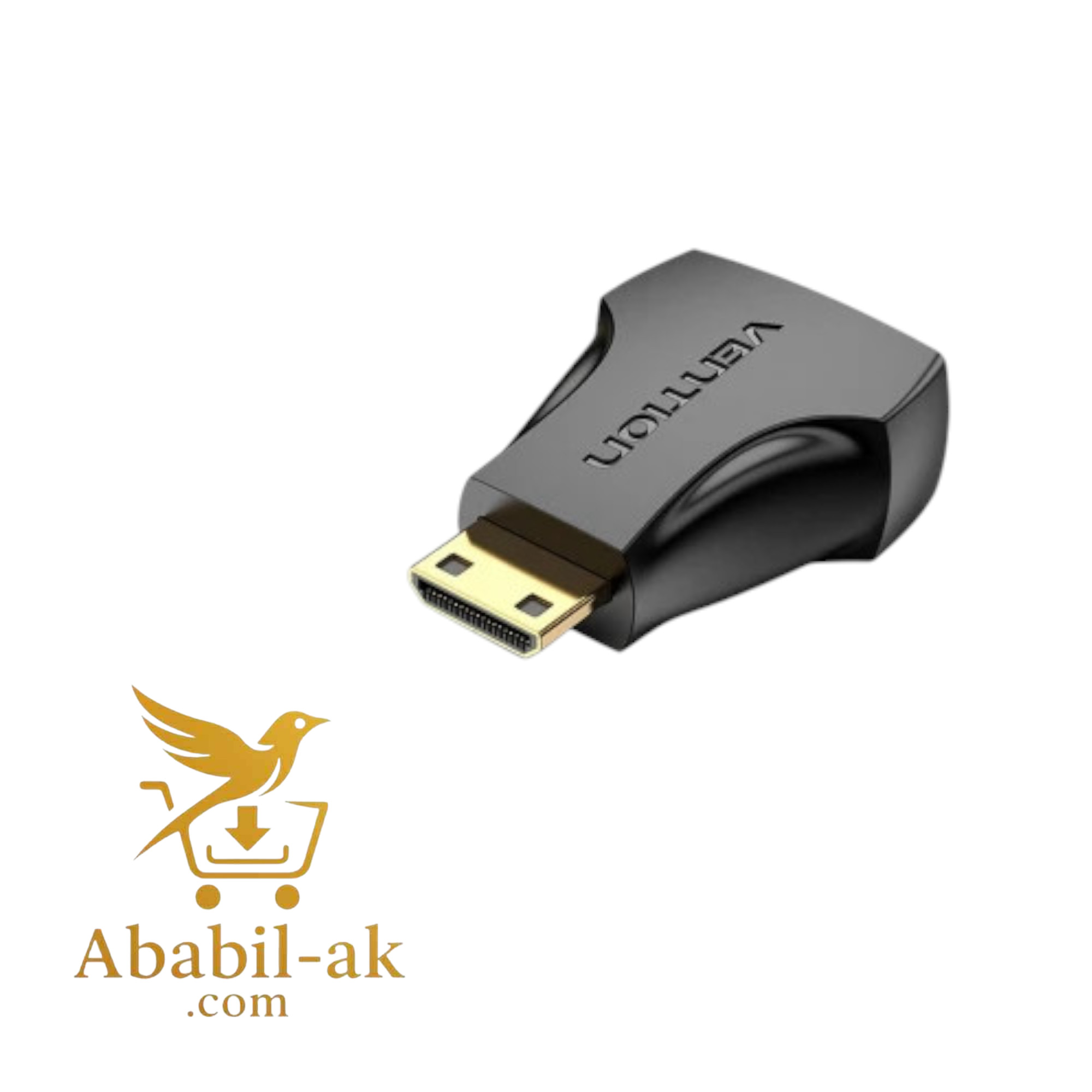 VENTION AISB0 Mini HDMI Male to HDMI Female Adapter Black (G-B)