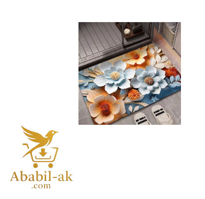 3D Absorbing Floor Mat Water Absorbent Non-Slip Door & Bathroom Mat C-2134 (N-S)