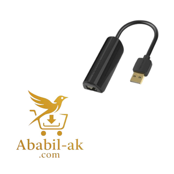VENTION CEHBB USB 3.0 to Gigabit Ethernet Adapter ABS Type Black 0.15m (G-B)