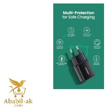 UGREEN ED011(50459) USB Wall Charger (Black) (G-B)