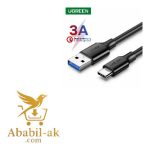 UGREEN 20884 USB 3.0 A Male to Type C Male Cable Nickel Plating 2m (black)#US184 (G-B)