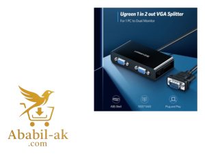 UGREEN 20918 1*2 VGA splitter#40254 (G-B)