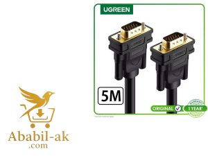 UGREEN 11632 VGA Male to Male Cable 5m (Black)#VG101 (G-B)