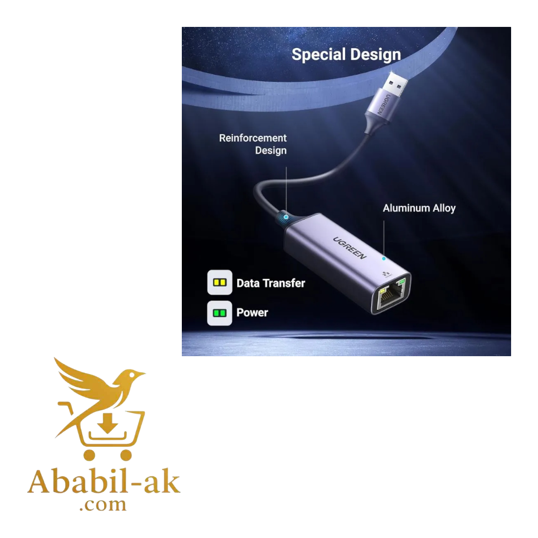 UGREEN USB LAN CARD GIGABIT 3.0 ADAPTER # 50922 (C-S)