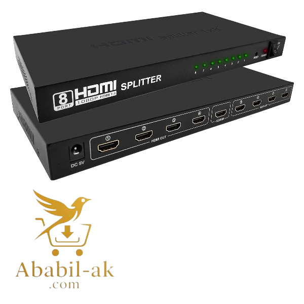 UGREEN HDMI SPLITTER 1*8 ITEM NO-40203 (C-S)