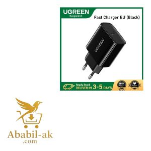 UGREEN 10191 Fast Charger EU (Black)#CD137 (G-B)