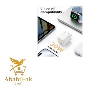 UGREEN 15329 Nexode 30W USB-C PD GaN Fast Charger US (White)#CD319 (G-B)