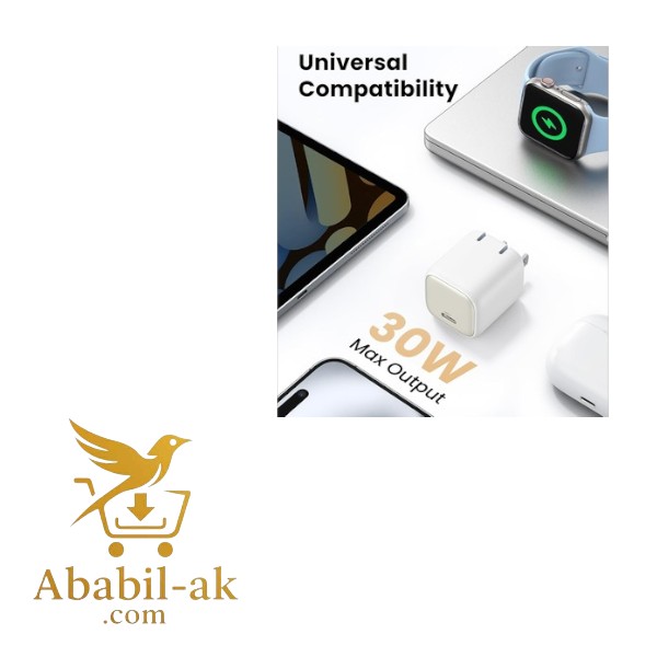 UGREEN 15329 Nexode 30W USB-C PD GaN Fast Charger US (White)#CD319 (G-B)