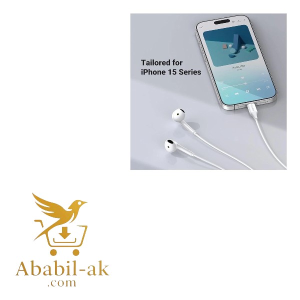 UGREEN 60700 Wired Earphones with Type-C Connector (White)#EP101 (G-B)
