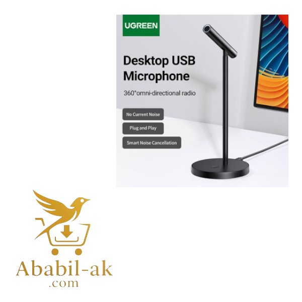 UGREEN 10934 Desktop USB Microphone#CM379 (G-B)