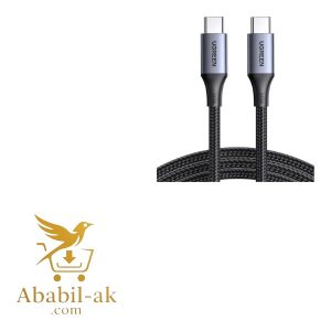 UGREEN 15311 USB-C to USB-C PD Fast Charging Cable Space Gray 1m#US535 (G-B)