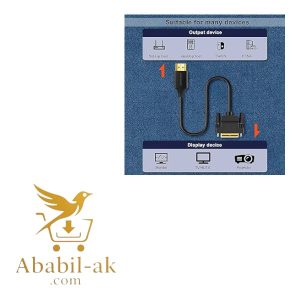 UGREEN 10135 HDMI to DVI Cable 2m (Black)#HD106 (G-B)