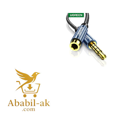 UGREEN 10595 3.5mm Male to 3.5mm Female Extension Cable 3m (Black)#AV118 (G-B)