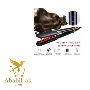 Kemei Km-2212 Hair Electric LCD Straightening Iron C-2080  (N-S)