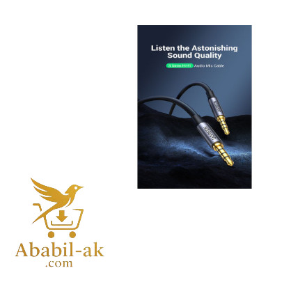 Ugreen AV183 (20782) 3.5mm 4-Pole Male to Male Audio Cable - 2M (G-B)
