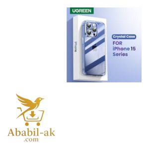 UGREEN 25395 Crystal Transparent Enhanced Protective Case for iPhone15 Pro Max 6.7-inch#LP732 (G-B)