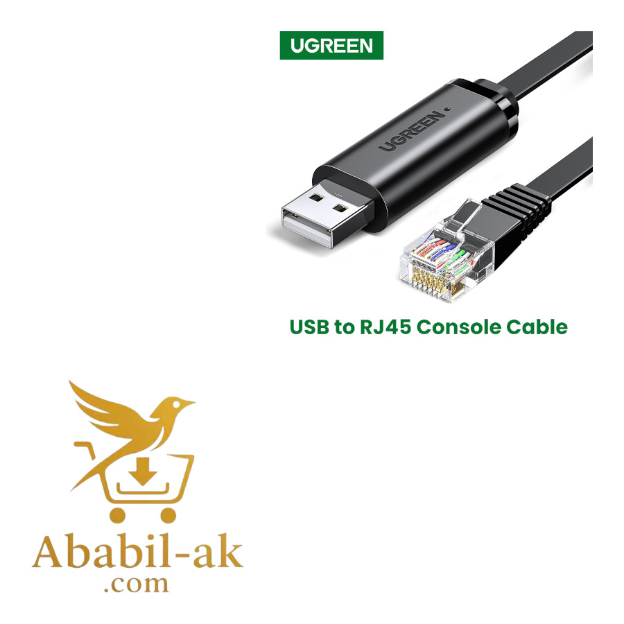 UGREEN 60813 USB to RJ45 Console Cable 3m#CM204 (G-B)
