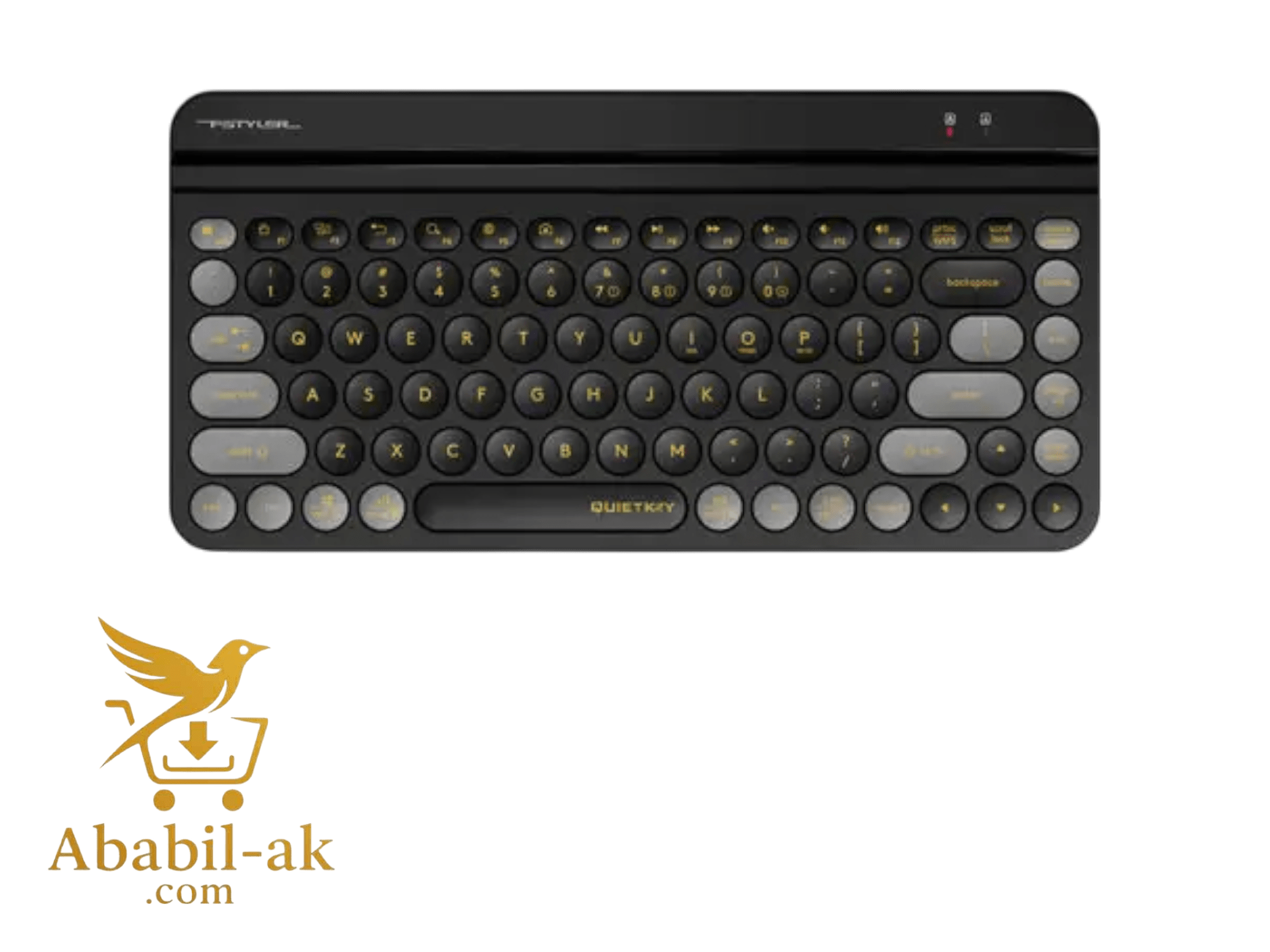 A4Tech FBK30 Fstyler BlackCurrant Quiet Key Multimode Mini Wireless Keyboard (Bangla+English Layout) ( G-B )