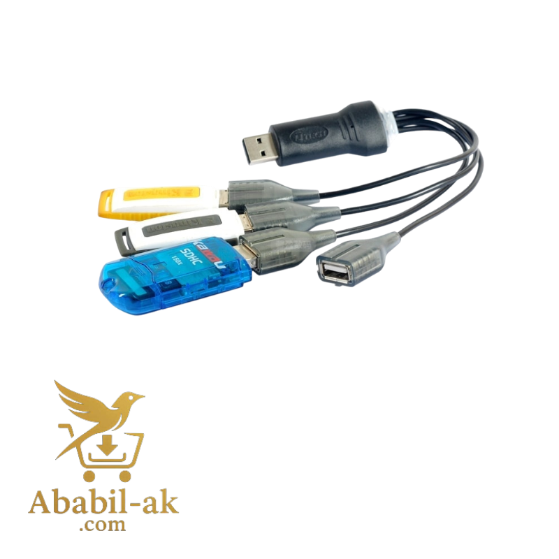 DTECH USB HUB 2.0 4PORT MODEL: DT-3020 0.2M ( C-S )