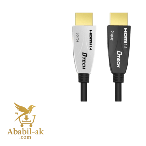 DTECH HDMI TO HDMI CABLE 50M MODEL: DT-HF562 (USE FIBER CABLE) 4K*2K ( C-S )