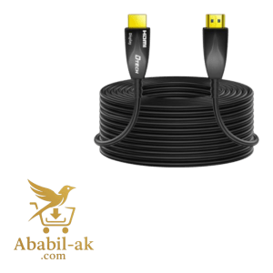 DTECH HDMI TO HDMI CABLE 80M MODEL: HF-2080 (FIBER OPTICAL CABLE) 4K*2K ( C-S )