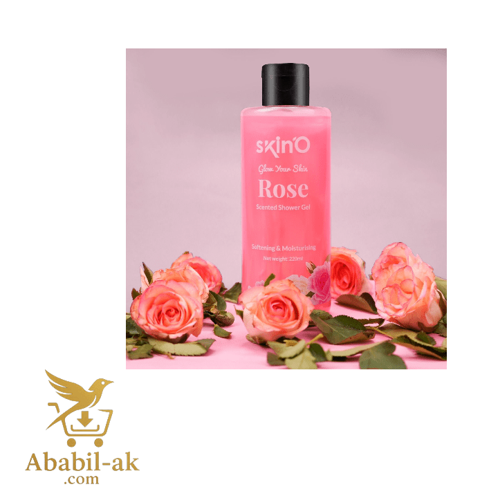 skinO Rose Scented Shower Gel - 220ml to all skin type