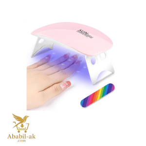 Mini Gel Nail Lamp, Portable Professional 6W UV LED Gel Nail Dryer with USB, Curing Lamp Professional Nail Art Tool Accessory for All Gel Nail Polish