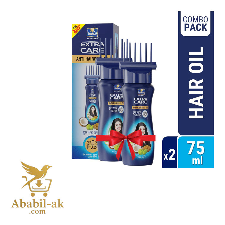 Parachute Hair Oil Anti Hairfall Oil Extra Care 75ml (Root Applier) Pack of 2 (75ml X 2)